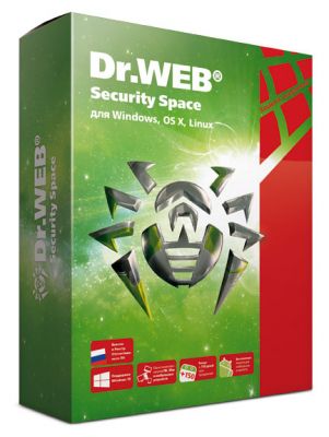 Ключ активации DR.Web Security Space 1PC 1Y (LHW-BK-12M-1-A3) 